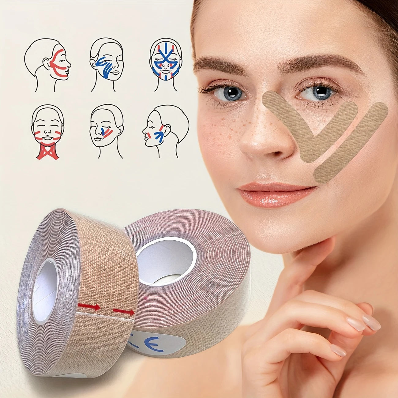 Kinesiology Face Tape